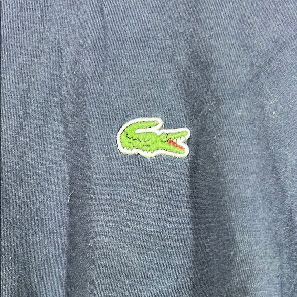 Lacoste Blue Long Sleeve Tee - Picture 3 of 4